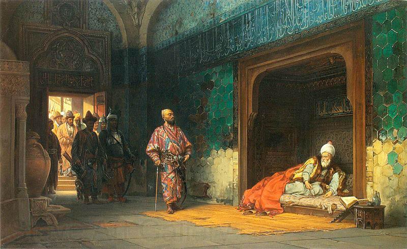 Stanislaw Chlebowski Sultan Bayezid prisoned by Timur.
